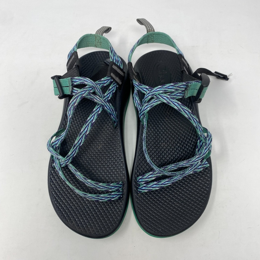 Chaco ZX1 Ecotread‎ Sport Sandals J180217 Dagger Teal Purple Blue US Women's 5